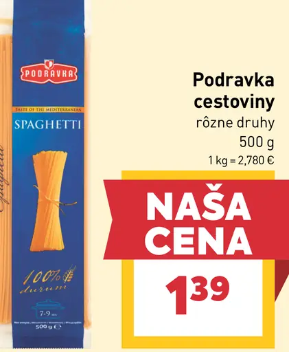 Podravka špagety