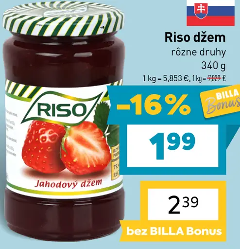 Riso džem jahodový