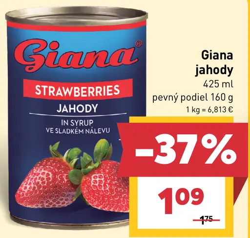 Giana jahody v sladkom náleve