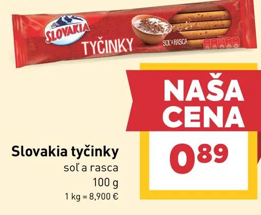 Slovakia Tyčinky soľ a rasca
