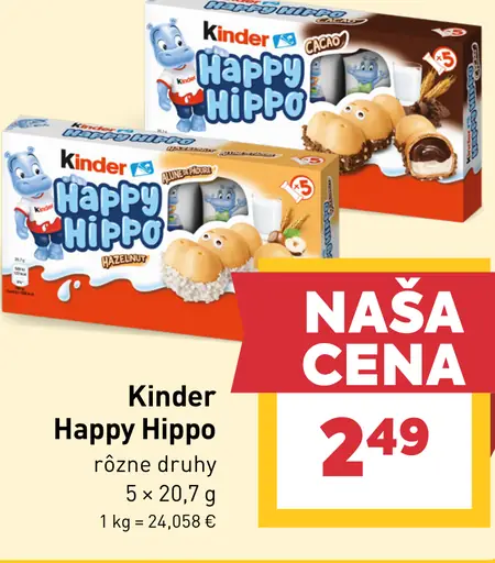 Kinder Happy Hippo