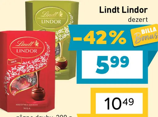 Lindt Lindor dezert