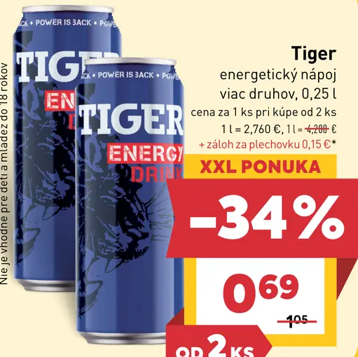 Tiger Energetický nápoj