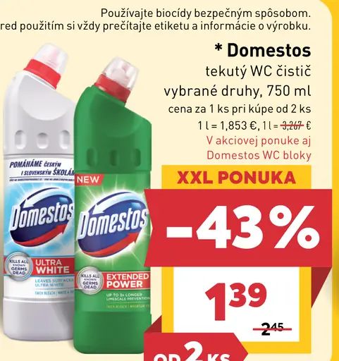 Domestos WC čistič