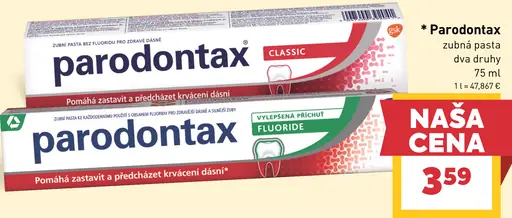 Parodontax Classic zubná pasta