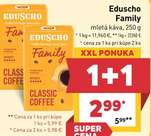 Eduscho Family mletá káva