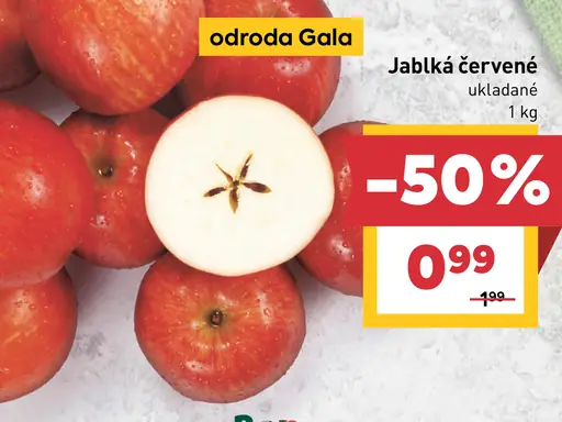 Červené jablká