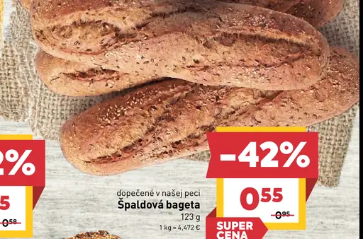 Špaldová bageta