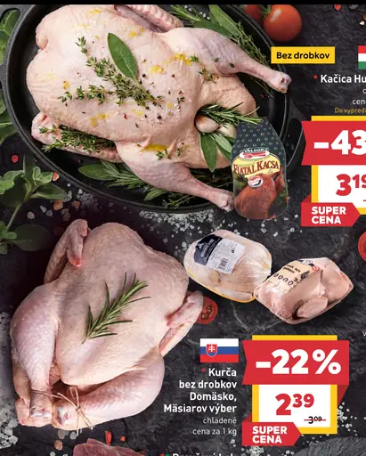 Domáško kurča bez drobkov chladené