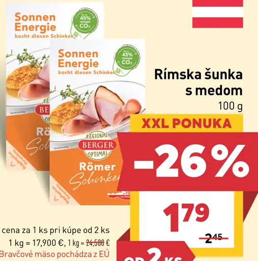 Rímska šunka s medom