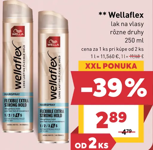 Wellaflex lak na vlasy rôzne druhy