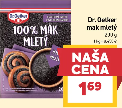 Dr.Oetker mletý mak