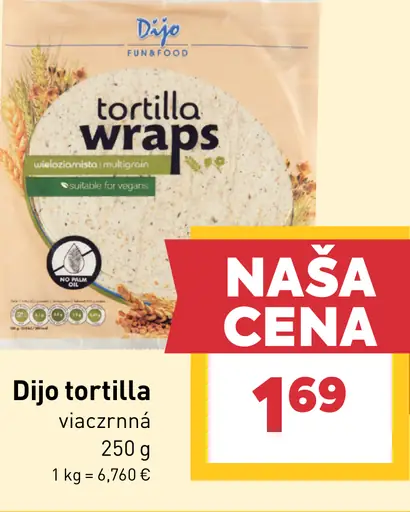 Dijo tortilla wraps