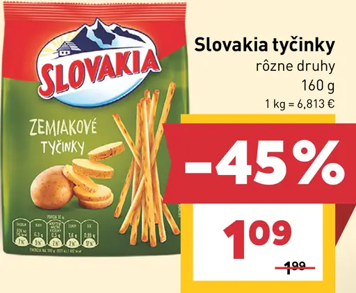 Slovakia Zemiakové tyčinky