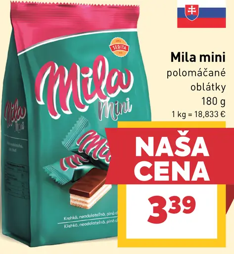Sedita Mila mini polomáčané oblátky