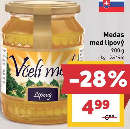 Medas med lipový
