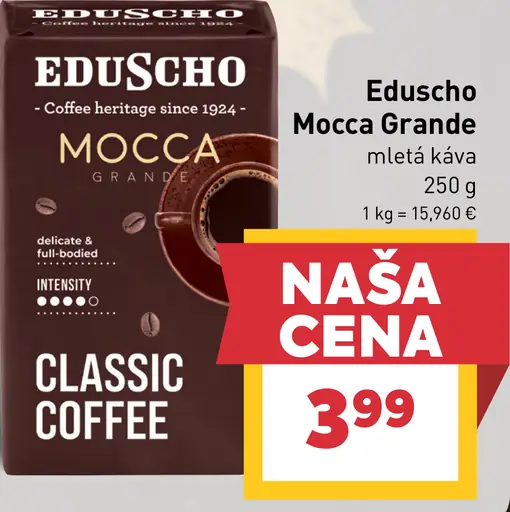 Eduscho Mocca Grande pražená mletá káva