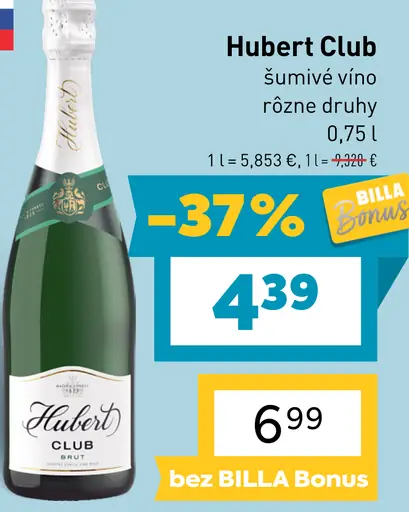 Hubert Club Šumivé víno