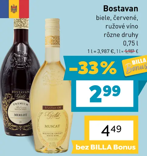 Bostavan biele víno