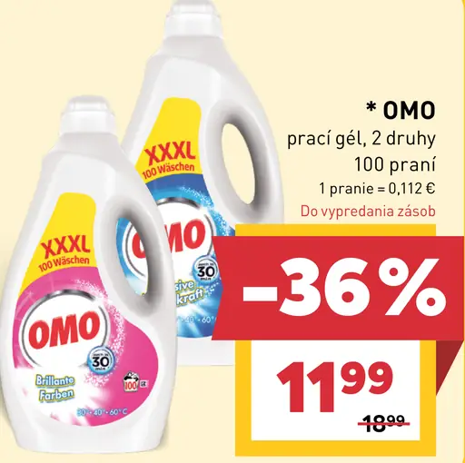 OMO Tekutý prací gél