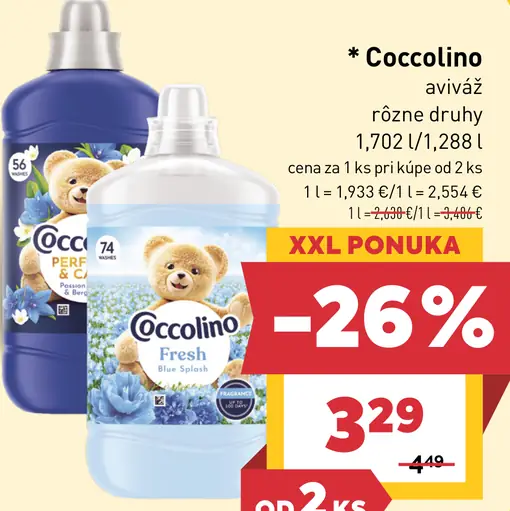 Coccolino aviváž