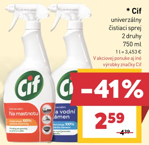 Cif univerzálny čistiaci sprej