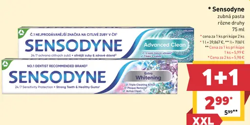 Sensodyne Advanced Clean zubná pasta