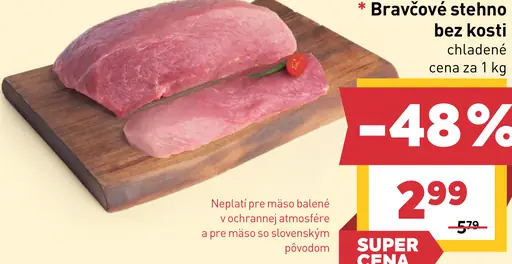 Bravčové stehno bez kosti
