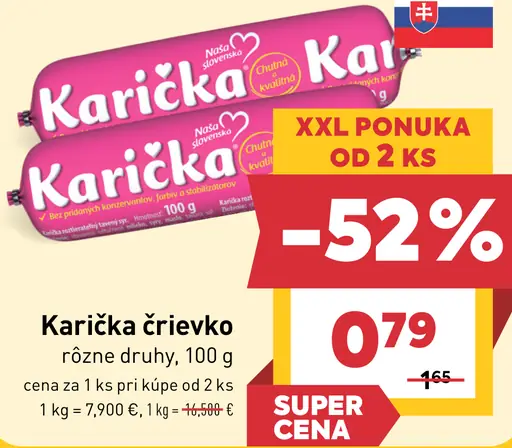 Karička črievko