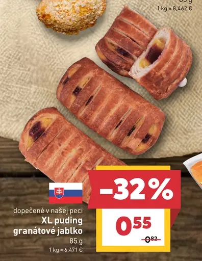 XL puding granátové jablko