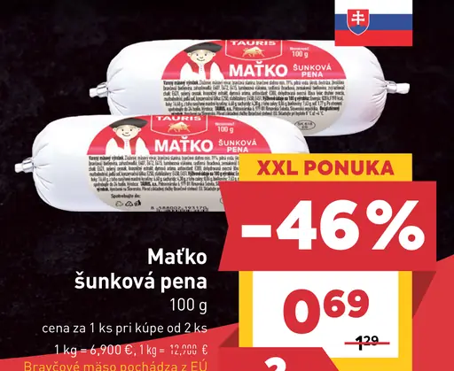 Tauris Maťko šunková pena