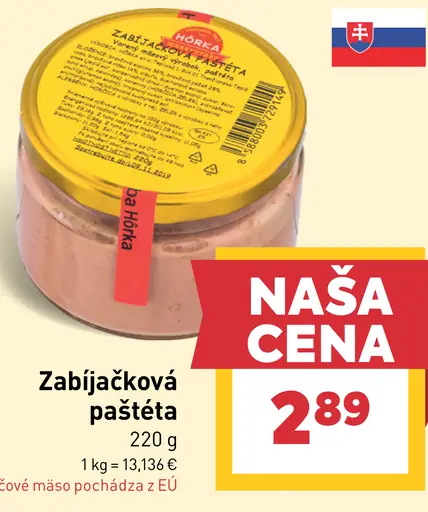 Zabíjačková paštéta