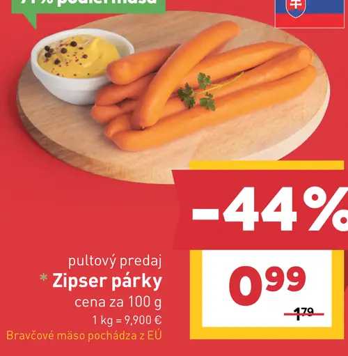 Tauris Zipser párky