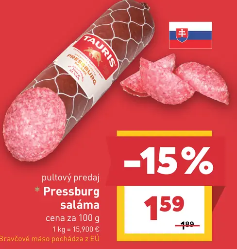 Tauris Pressburg saláma