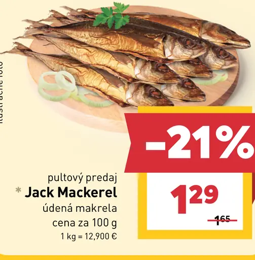 Jack Mackerel údená makrela