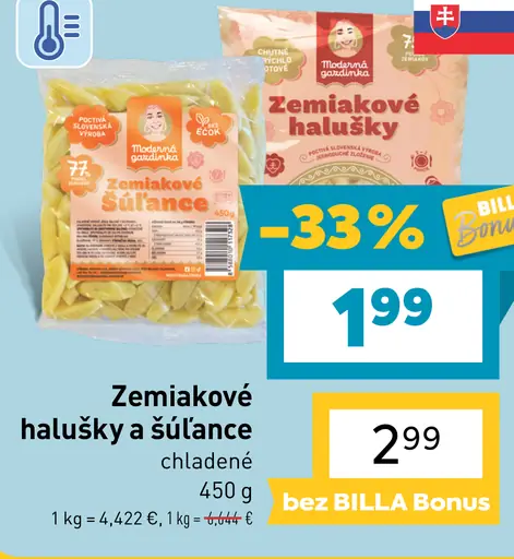 Zemiakové halušky