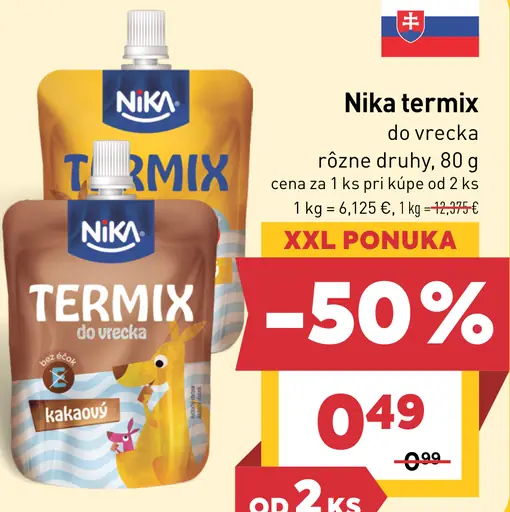 Nika Termix, rôzne druhy