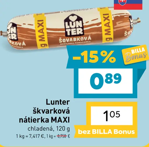 Lunter Škvarková nátierka MAXI