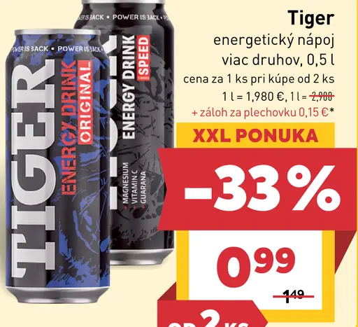 Tiger Energetický nápoj