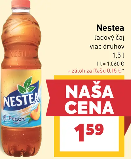 Nestea Ľadový čaj s príchuťou broskyne