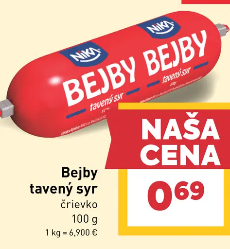 Niky Bejby tavený syr