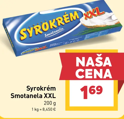 Syrökrém Smotanela XXL