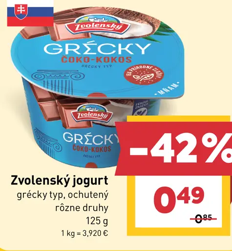 Zvolenský grécky jogurt – 2 druhy