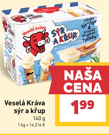 Veselá kráva Syr a krup
