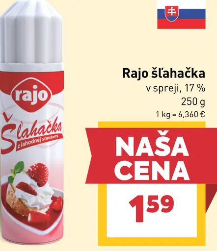 Rajo Šľahačka v spreji