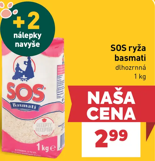 SOS basmati ryža