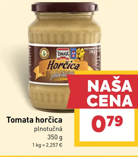 Tomata Horčica plnotučná