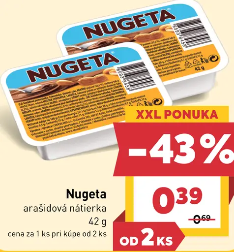 Nugeta Arašidová nátierka