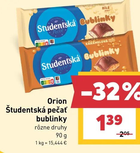 Orion Študentská pečať bublinky