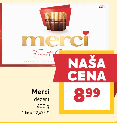 Merci Finest Selection dezert